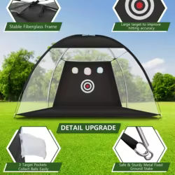 Red de práctica Golf para niños – Entrenamiento Swing con esterilla y bolas