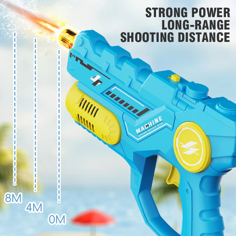 Pistola de agua y burbujas eléctrica automática con luz - imagen 2
