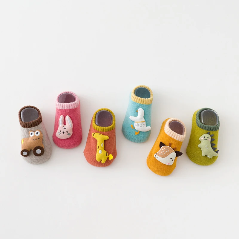 Calcetines antideslizantes para bebé de invierno - Algodón cálido - imagen 3