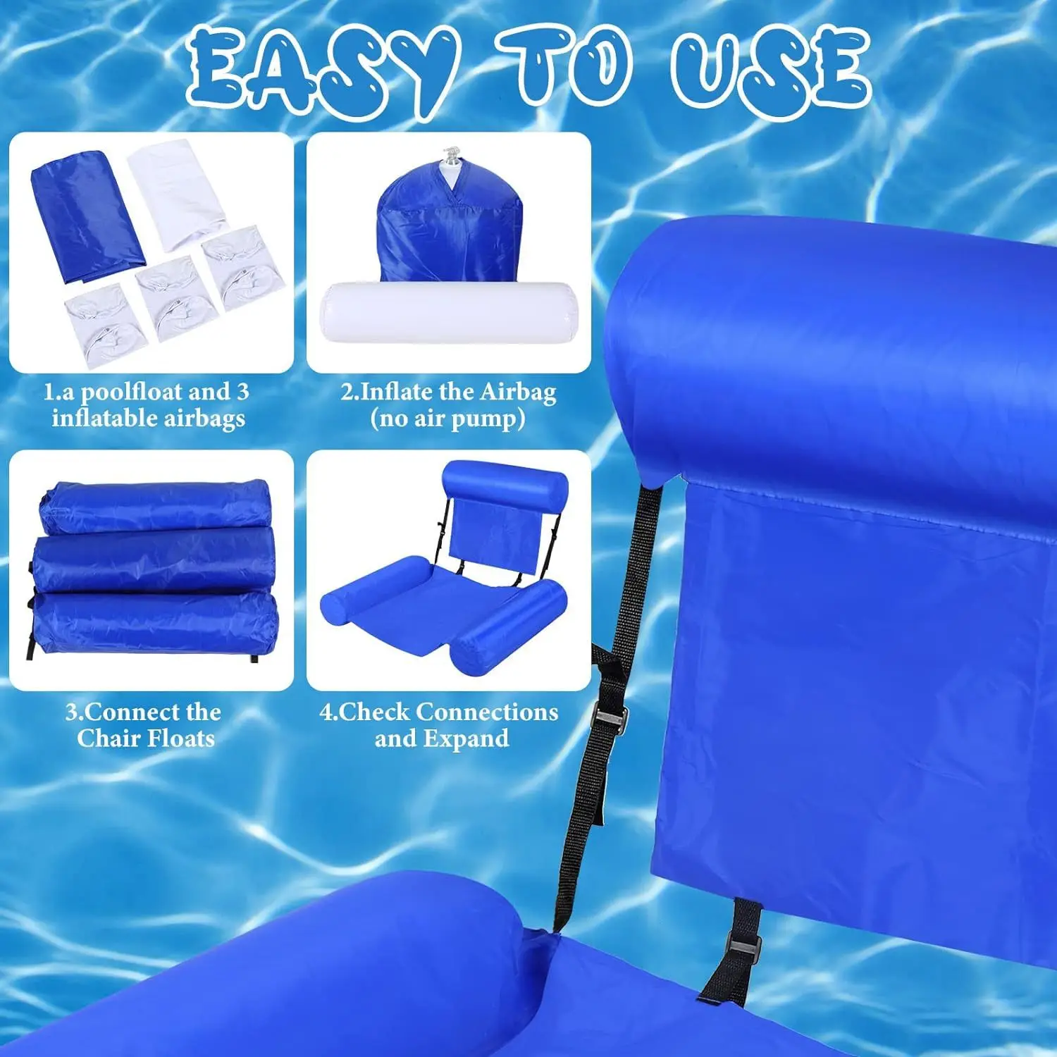 Colchón inflable de piscina para bebes y ninos - imagen 4