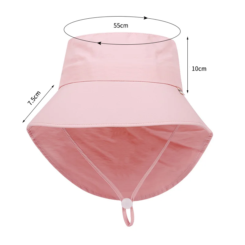 Colores sólidos disponibles del sombrero de pescador infantil