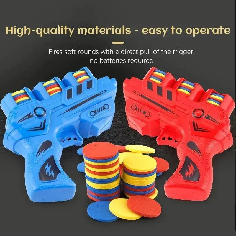 Lanzador OVNI de juguete con balas suaves de EVA para niños - imagen 3