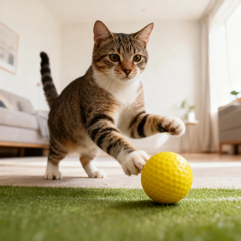 TMZ Pelotas de juguete duraderas para gatos, interior y exterior - imagen 5