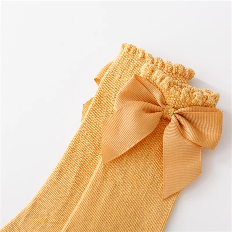 Calcetines de algodón con lazos hasta la rodilla para niñas Princesa - imagen 4