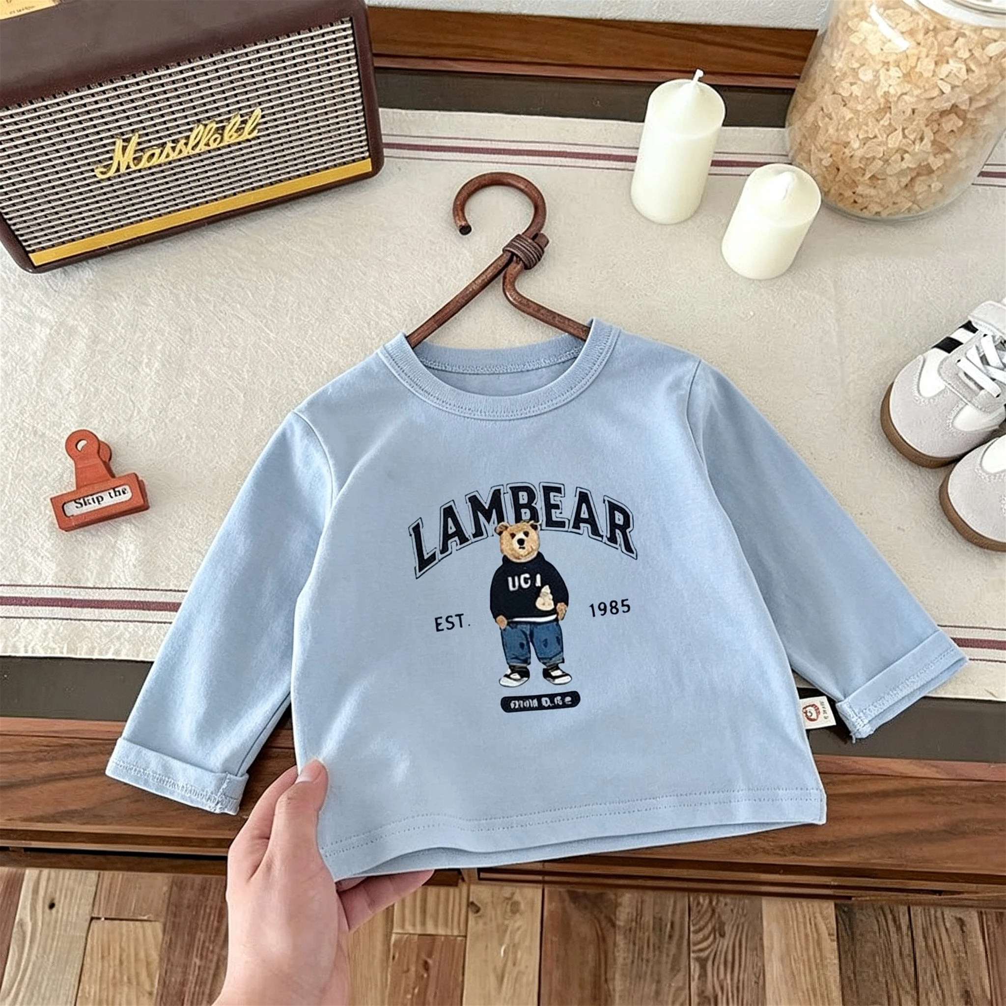Camiseta de otoño con ajuste práctico