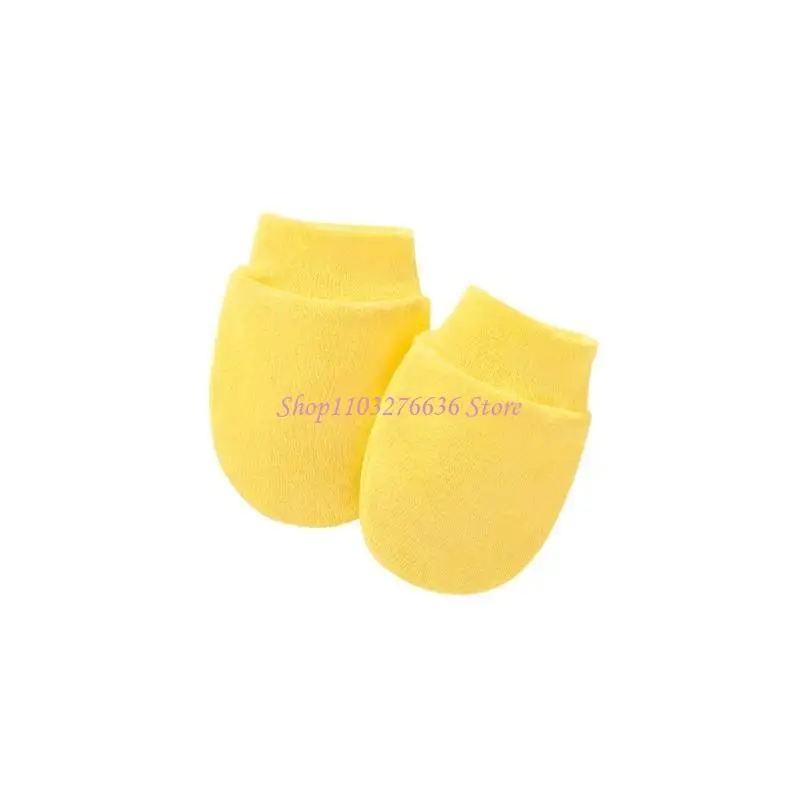 Guantes antirrasguños de algodón suave para recién nacido – Bebé - imagen 2