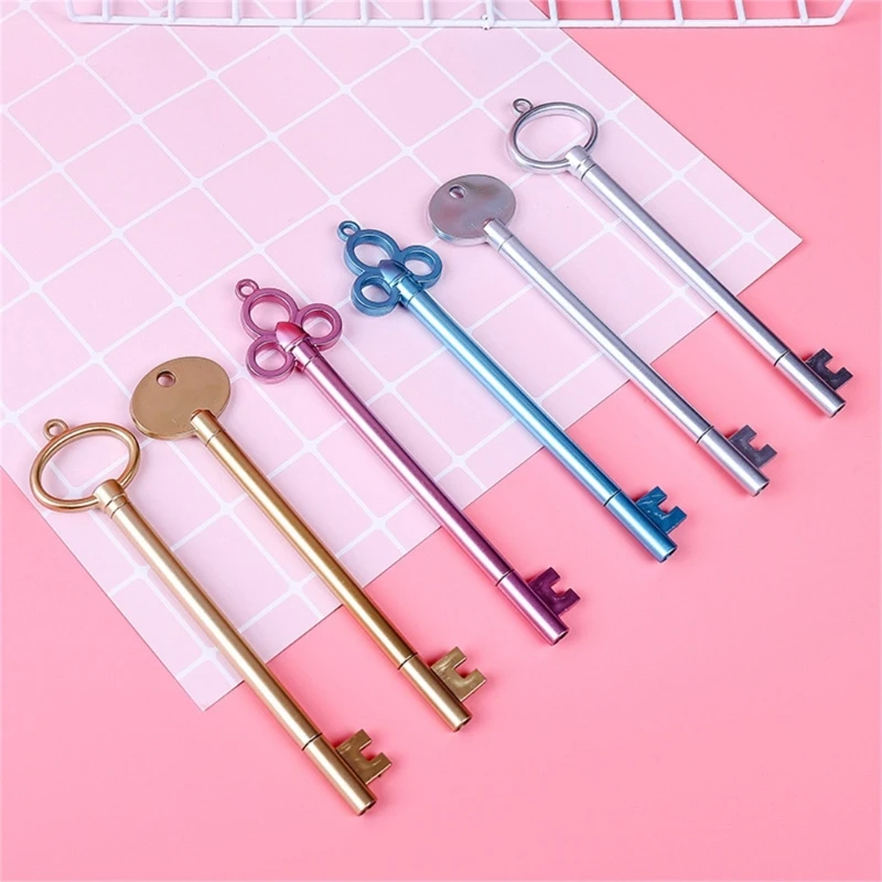 Bolígrafos de gel originales para niños – Recargables con forma llave - imagen 3
