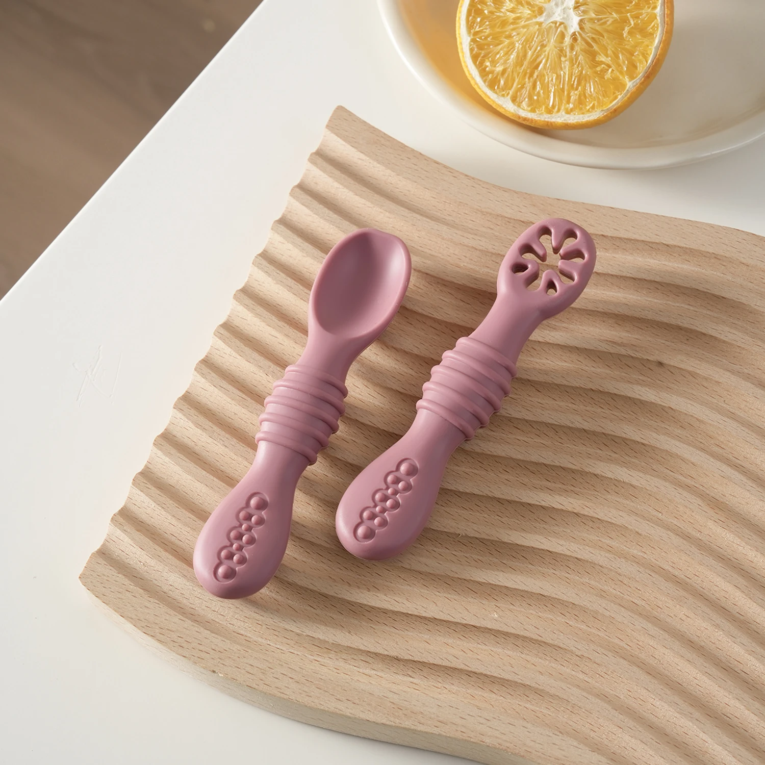 Textura y forma orientadas a la autoalimentación