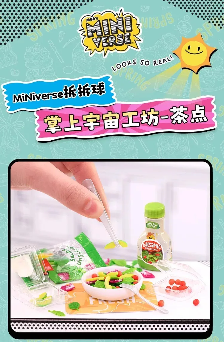 Detalle de la serie de alimentos y estilo mini