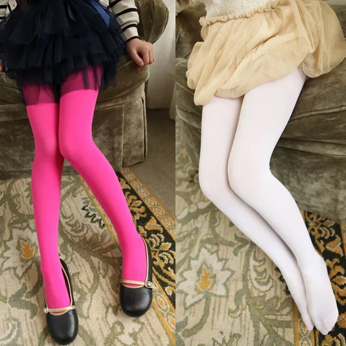 Medias de ballet para niñas – Suaves y elásticas con pie integrado - imagen 5