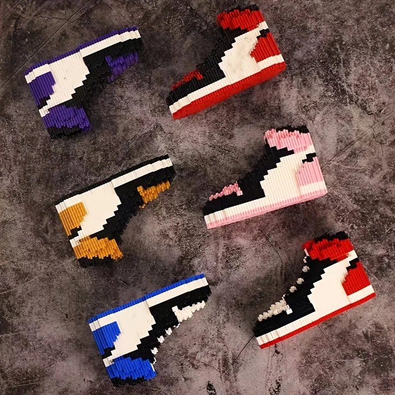 Zapatillas en bloques de construcción tipo sneakers para niños - imagen 3