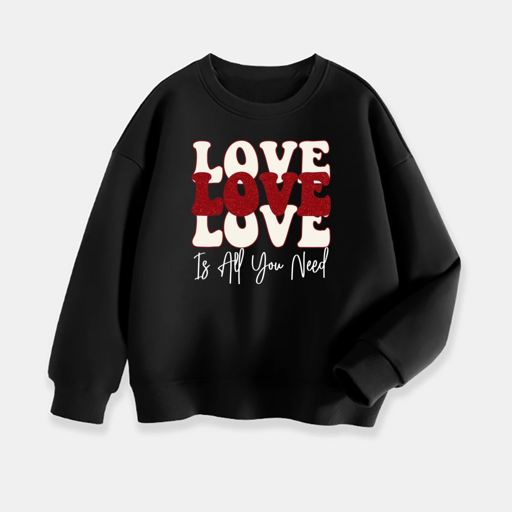 Sudadera niño San Valentín con estampado colorido