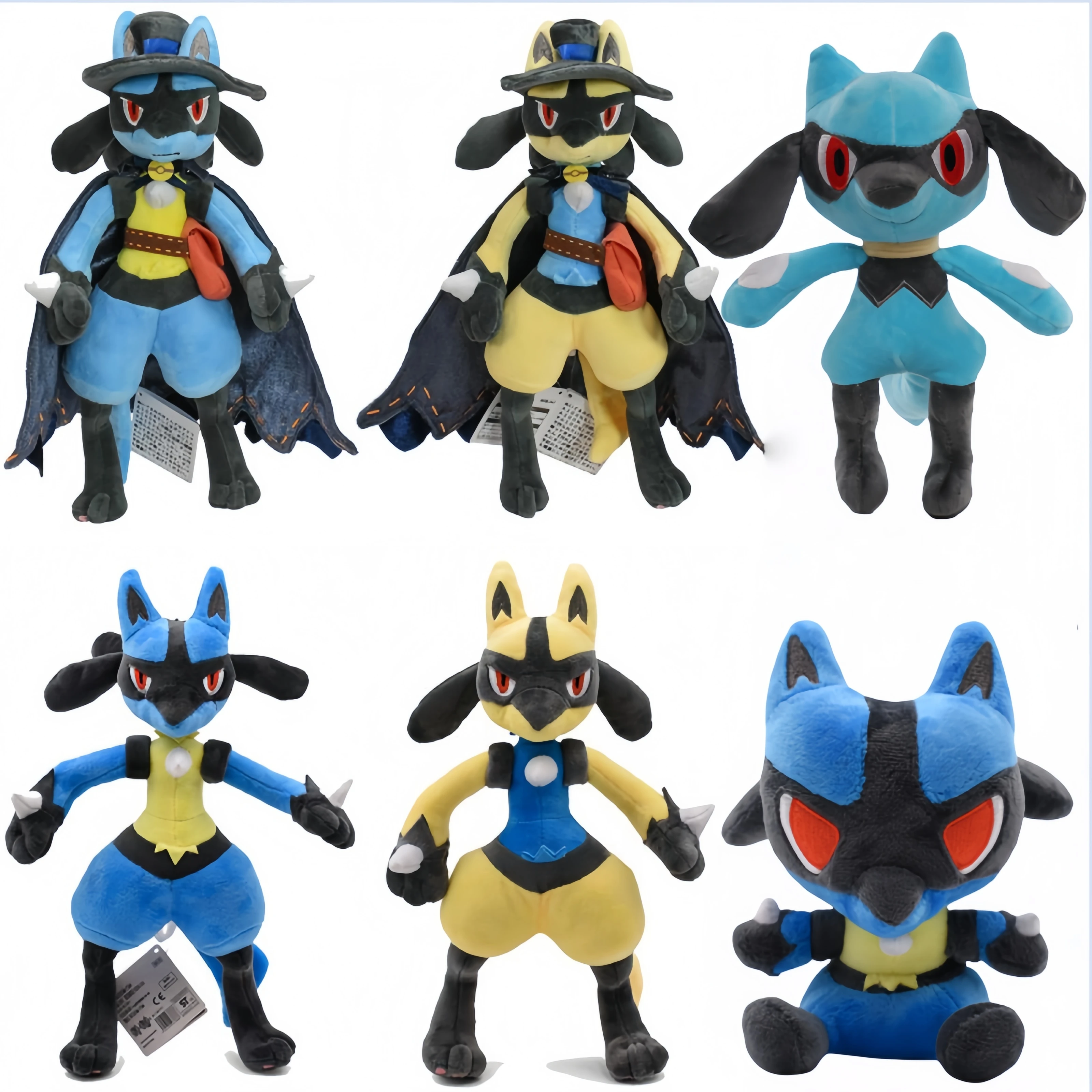 Peluches Pokémon de Lucario y Greninja: suave para regalo - imagen 5