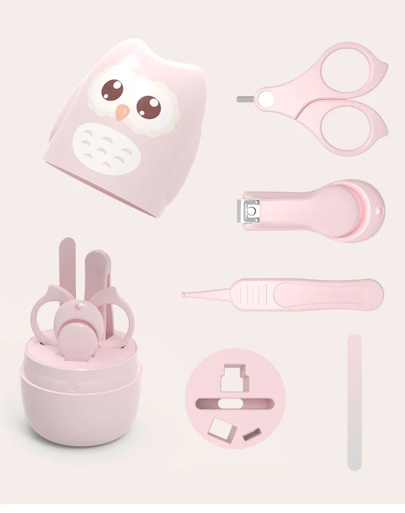 Kit de manicura infantil con cortauñas, tijeras y lima seguras - imagen 4