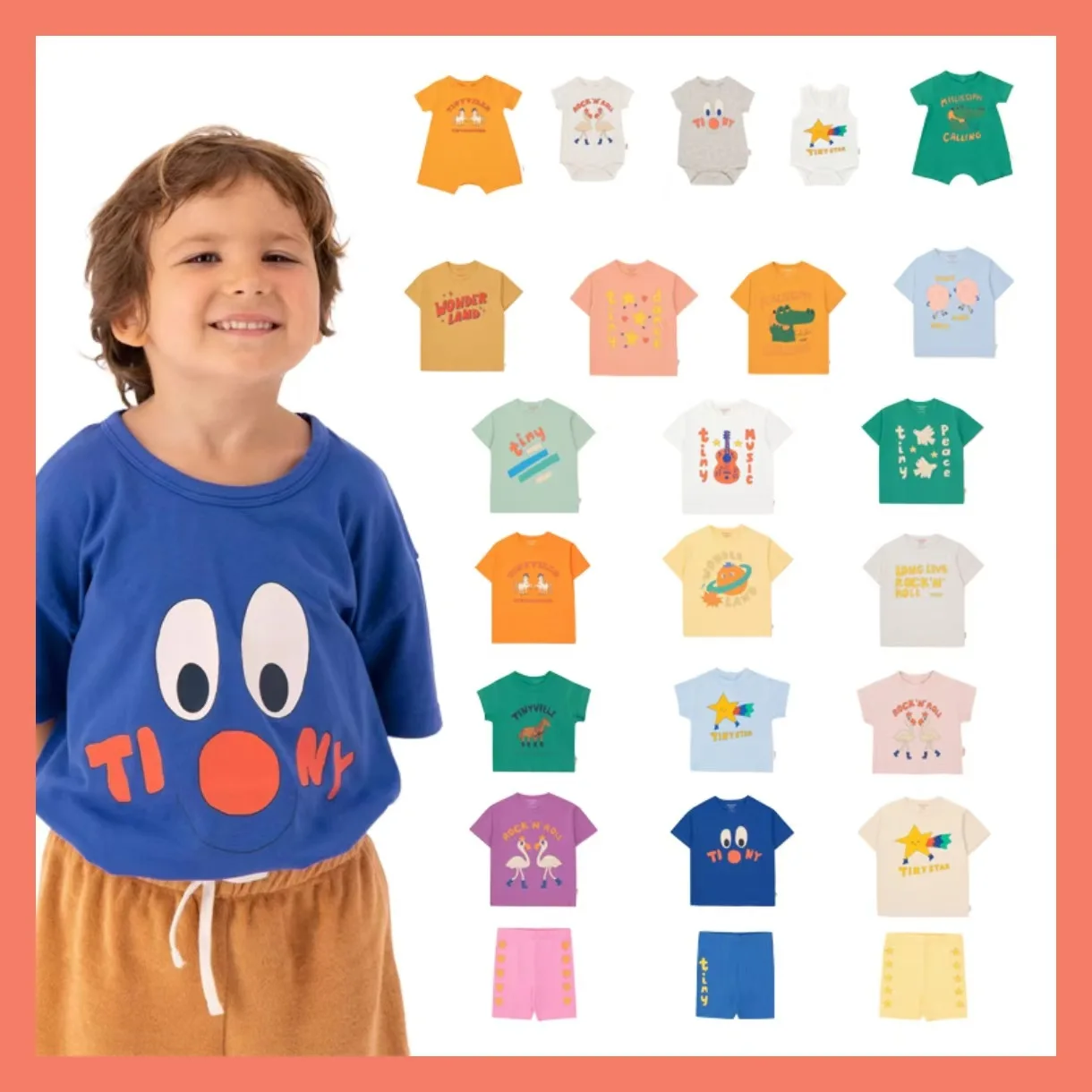 TC Ropa de verano para niños: conjunto de camiseta y pantalón corto - imagen 4