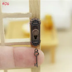 Kit de cerradura y llave para casa de muñecas – Escala 1:12 vintage