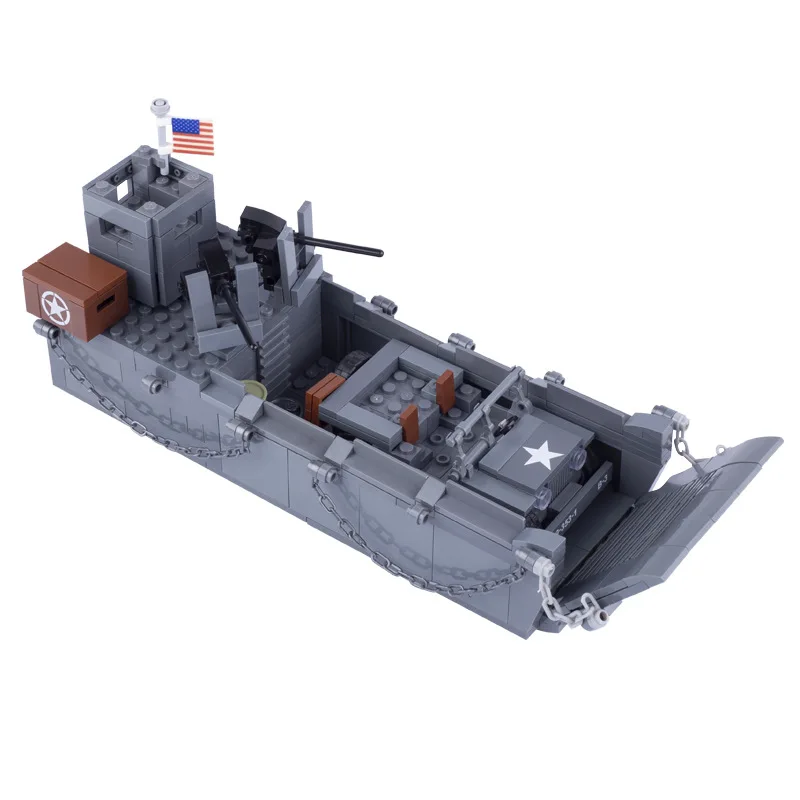 Barco LCM3 de desembarco WWII – Bloques militares para niños - imagen 2