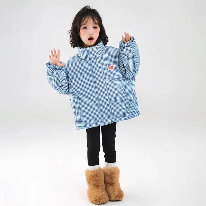 Parka acolchada de invierno para niños y niñas con cremallera - imagen 5