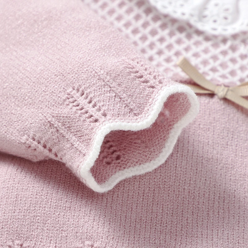 Conjunto pelele de punto para bebé 0-9 meses – Manga larga - imagen 4