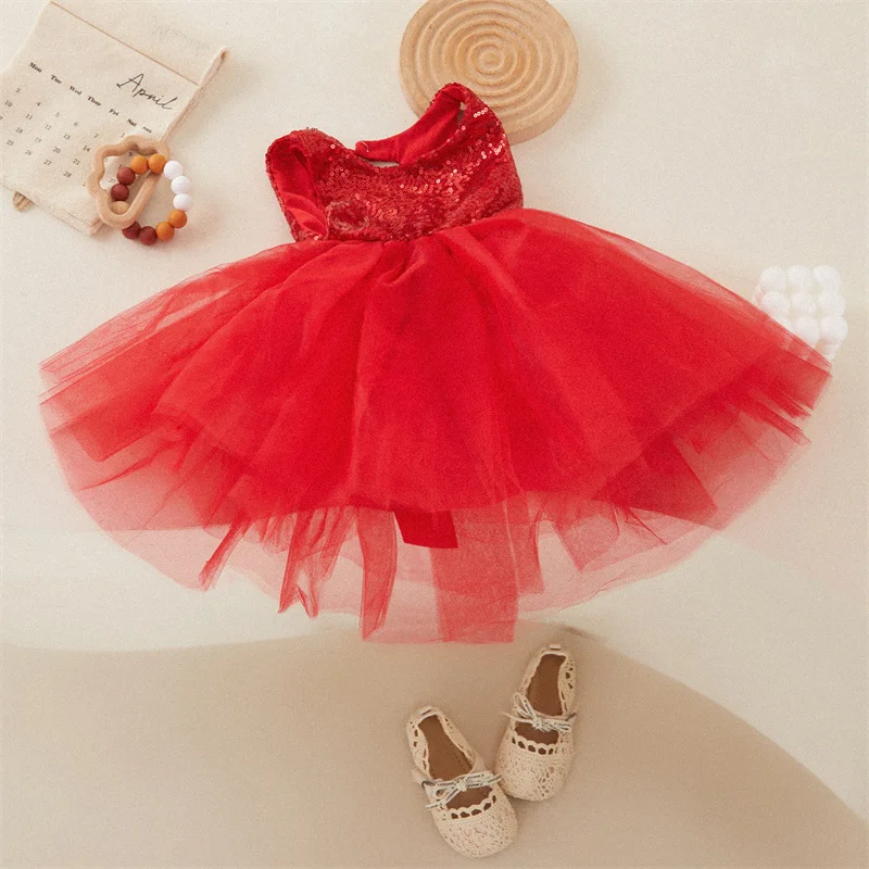 Tregren vestido de princesa con tutú de tul para niña - imagen 5