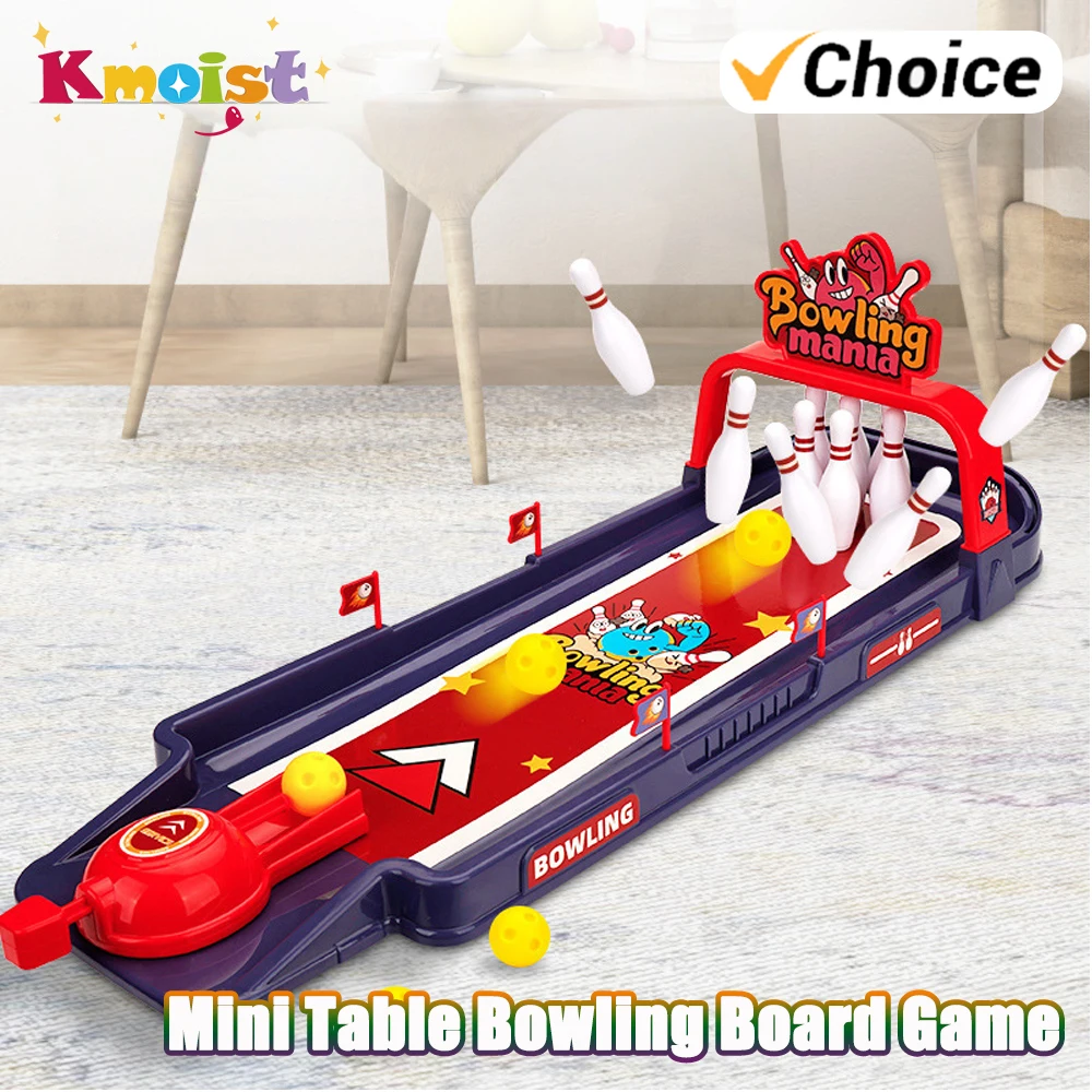 Juego de mesa de bolos y catapulta interactiva para niños - imagen 3