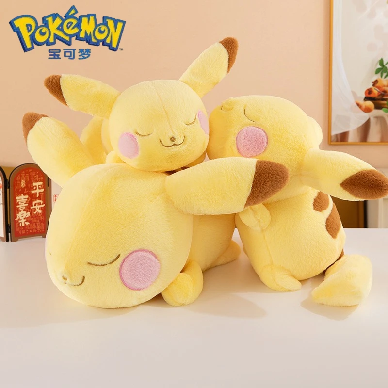 Peluche de Pikachu dormido estilo caricatura, suave y cómodo - imagen 3