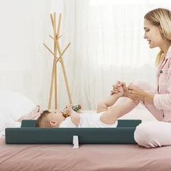 Cambiador de bebé de cuero PU con cubierta impermeable