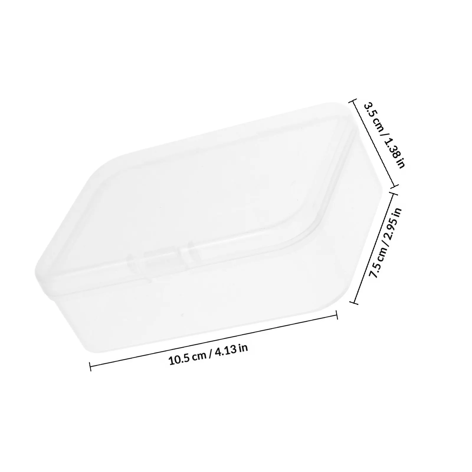 Caja organizadora transparente rectangular para tarjetas coleccionables - imagen 4