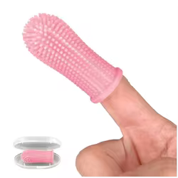 Dedal dental suave para bebé – Limpiador bucal y lingual