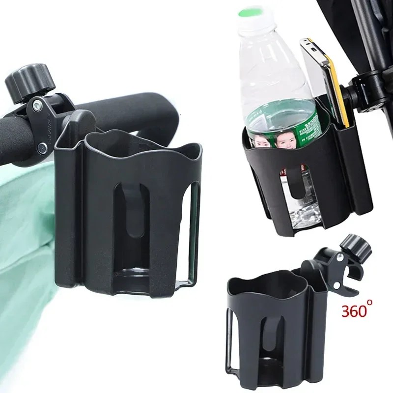 Portavasos universal para cochecito con soporte móvil y rotación - imagen 5