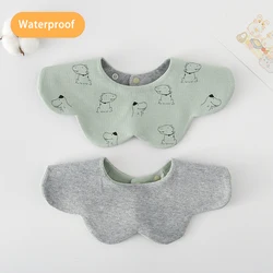 Babero impermeable doble cara para bebés – toalla saliva eructar