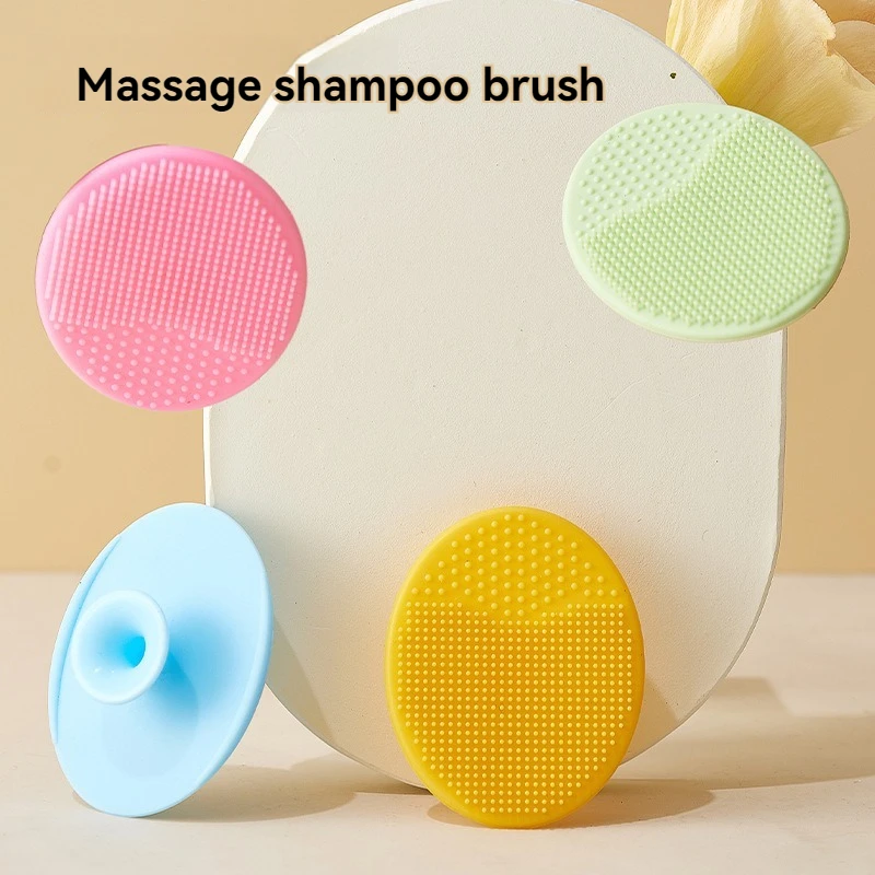 Cepillo de silicona para lavar el pelo de bebé, suave - imagen 3