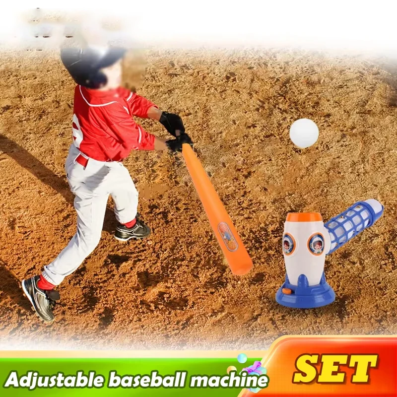 Lanzador de béisbol eléctrico ajustable para niños de exterior - imagen 2