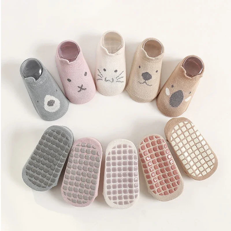 Calcetines antideslizantes de algodón para niño – Verano
