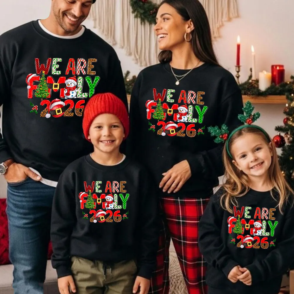 Sudadera navideña familiar con capucha para padres e hijos - imagen 2