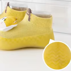 Calcetines antideslizantes de bebé con suela suave animales