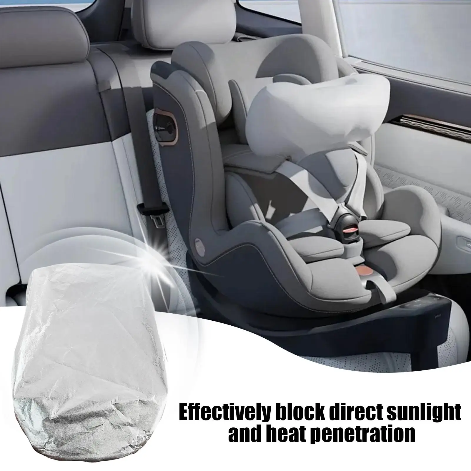 Funda plegable para protección UV del asiento de bebé