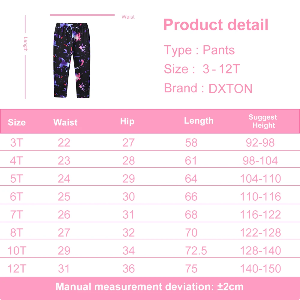 Leggings DXTON con estampado de unicornio frontal