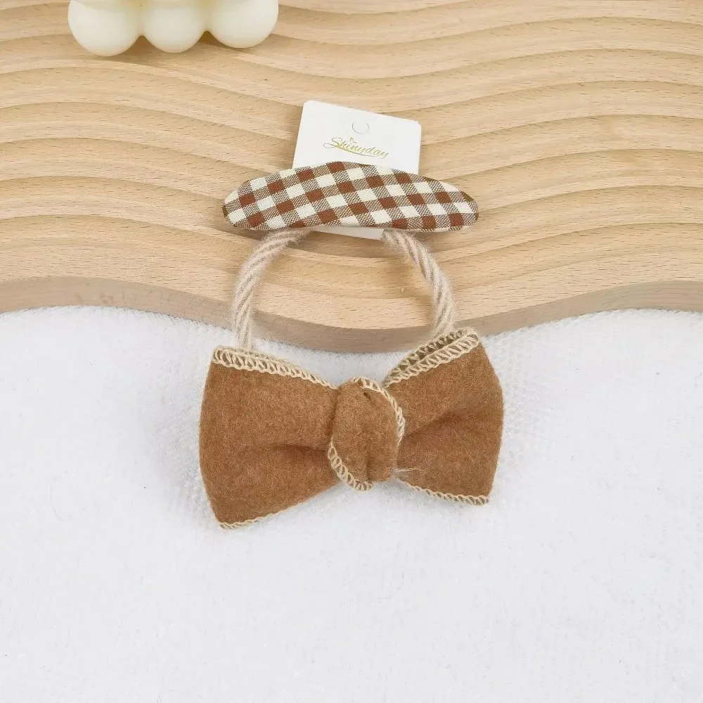 Diadema elástica para niños con lazo suave y colorido - imagen 2