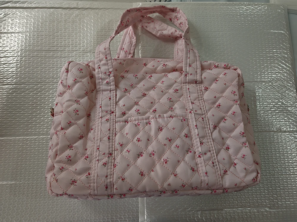 Bolsa de maternidad floral vista frontal
