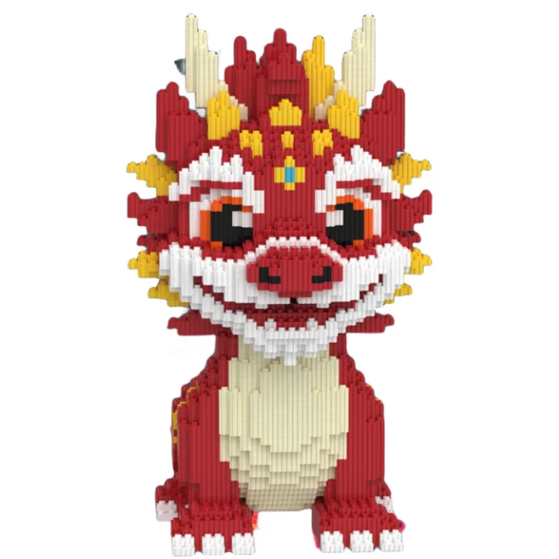 Dragón terminado para decorar