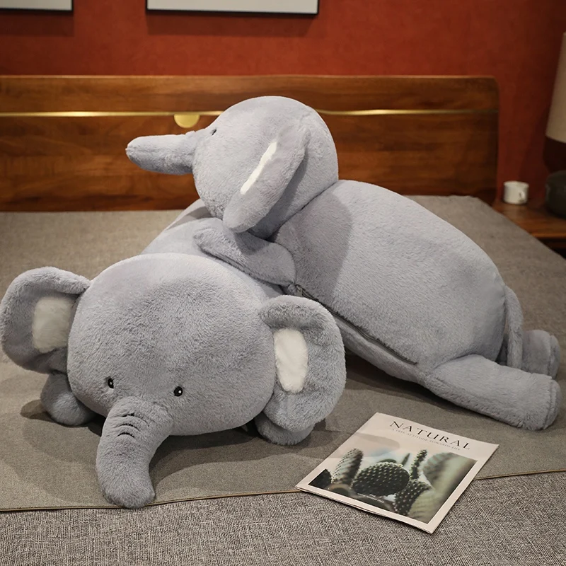 Peluche elefante almohada suave de dibujos animados para regalo - imagen 2