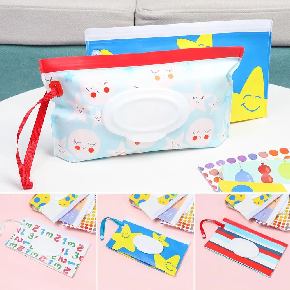 Bolsa de toallitas húmedas EVA rellenable reutilizable para cochecito - imagen 5