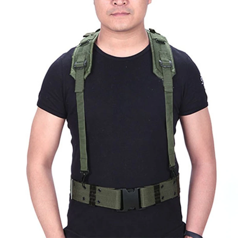 Cinturón táctico en Y para caza y airsoft con correa de pecho - imagen 5