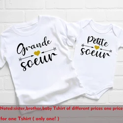 Camiseta hermana mayor y bebé a juego – Ropa familiar