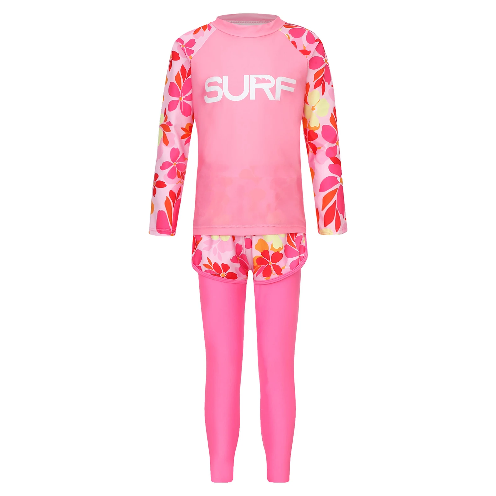 Traje de baño manga larga UPF50+ para niños y niñas – Playa, piscina