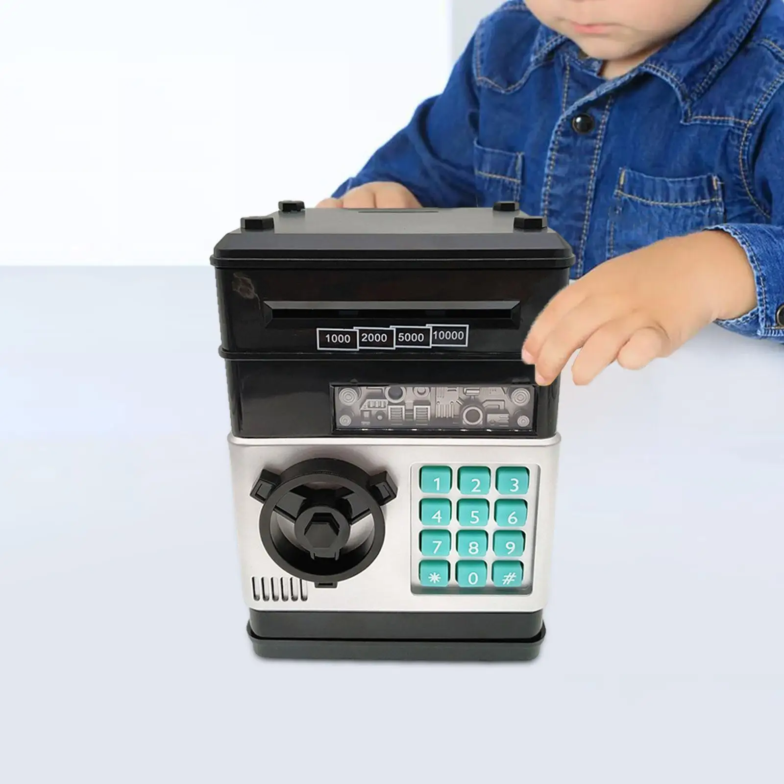 Hucha cajero automático con enrollador de billetes - imagen 3