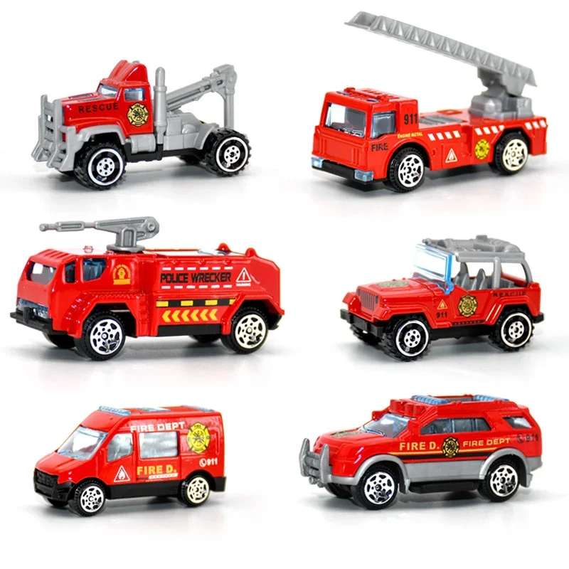 Coches de juguete – Coche policía y camión bomberos