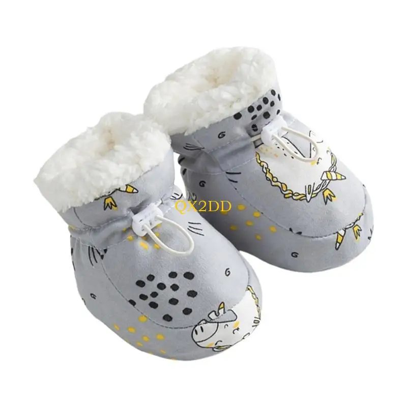 Zapatos bebé con patrón impreso y suela suave