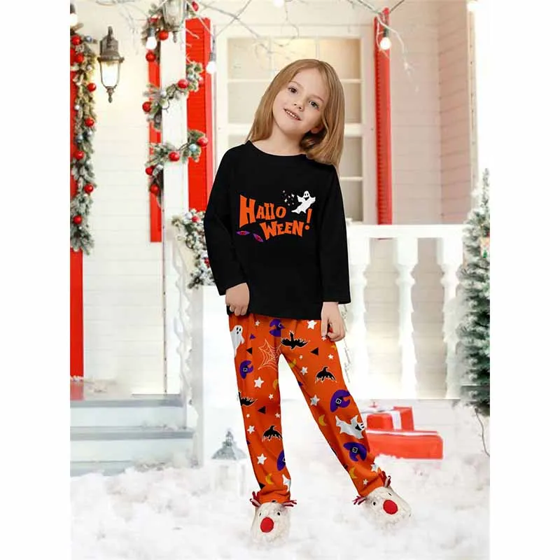 Pijama de Halloween familiar de manga larga para mamá e hija - imagen 5